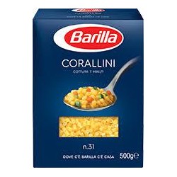 BARILLA PASTA CORALLINI 500GR.